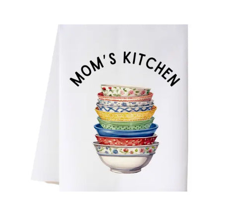 Cora & Pate Tea Towel-Mom’s Kitchen