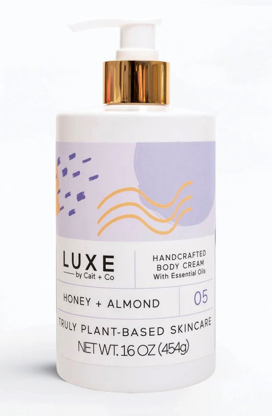 Luxe Handcrated Body Cream-Honey + Almond
