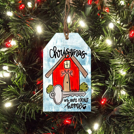 Baxter & Me Christmas New Home Tag Ornament