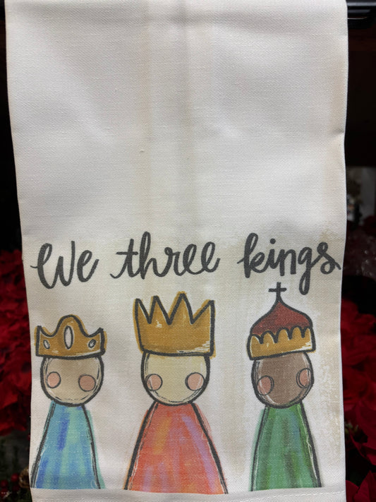 LuckyBird Tea Towel-We Three Kings