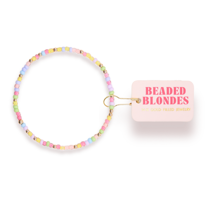 Beaded Blondes Spring Sprinkle Bracelet-Standard