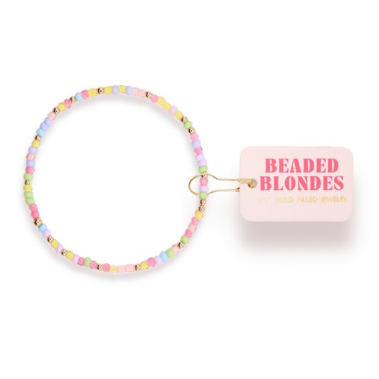Beaded Blondes Spring Sprinkle Bracelet-Standard