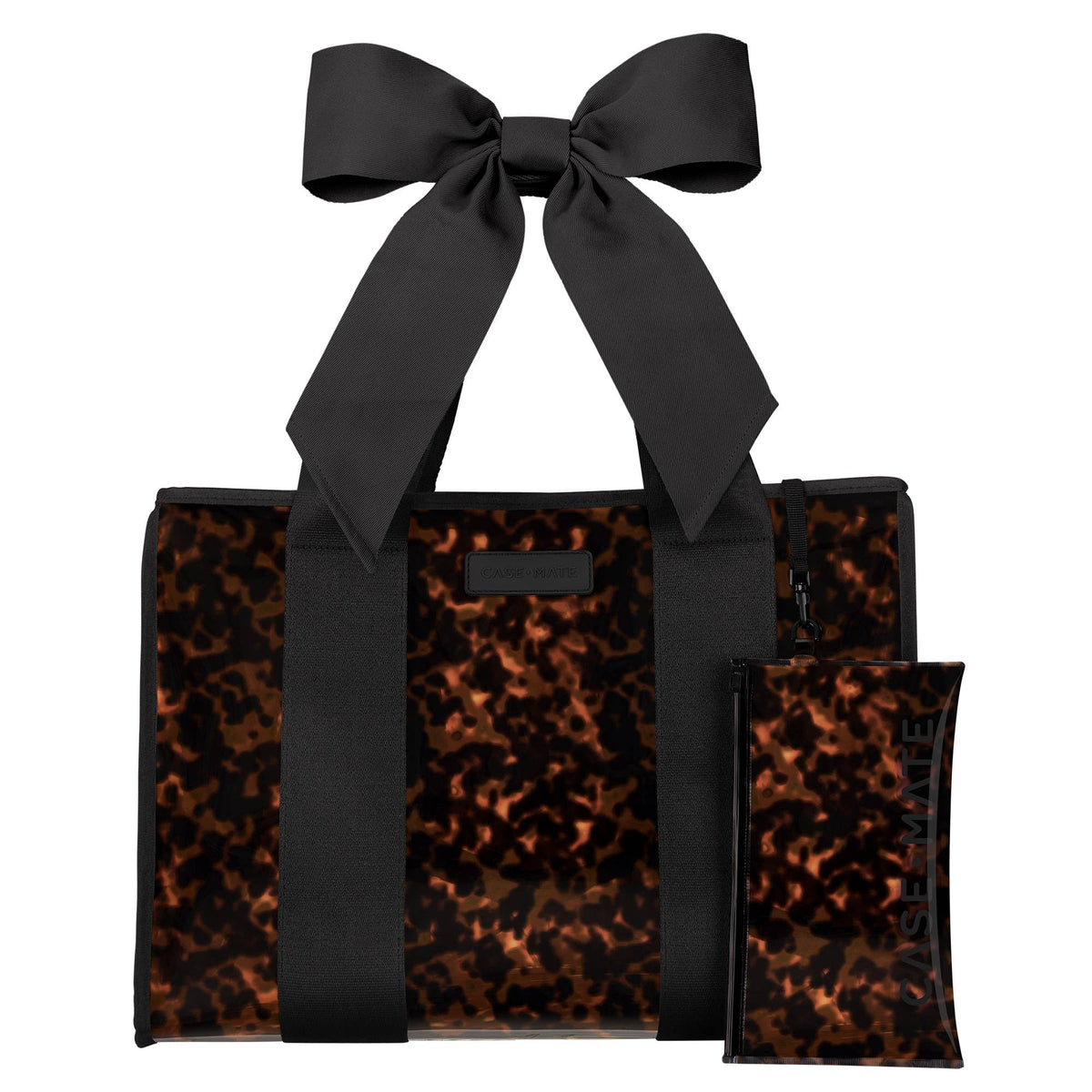 Case-Mate Tortoiseshell Classic Bow Jelly Tote Bag