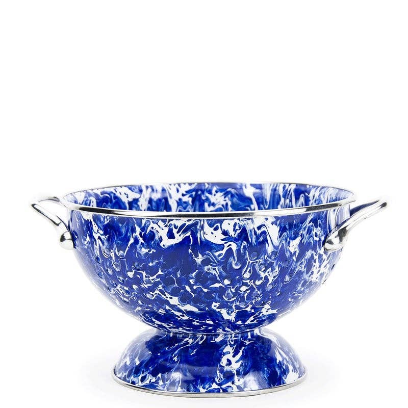 Golden Rabbit Enamelware Swirl Medium Colander