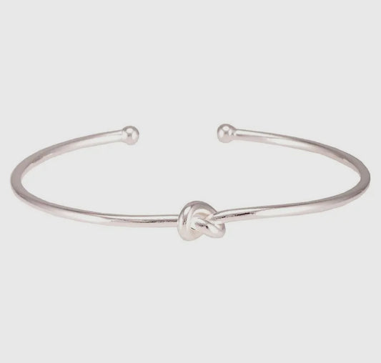 Sheila Fajl Knot Cuff-Silver Plated