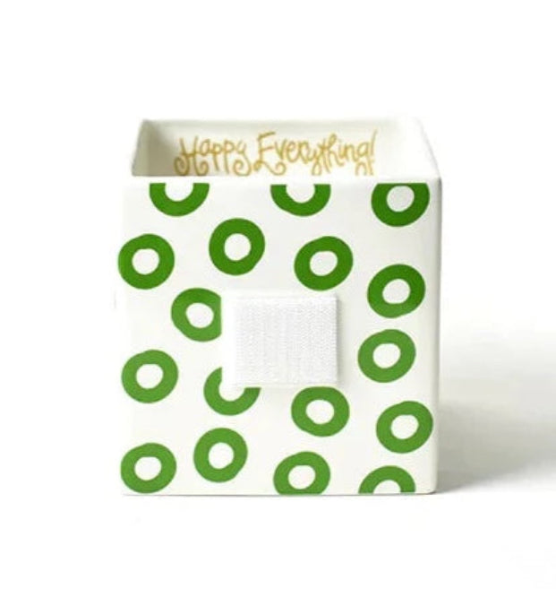Happy Everything Peridot Small Mini Nesting Cube