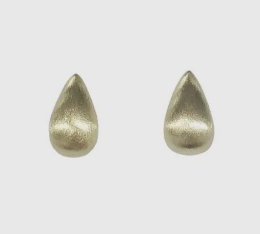 Sheila Fajl Serene Studs-Brushed Gold