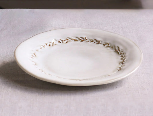Beatriz Ball Ceramic Valentina Salad Plate (Set of 4)-Dusty White
