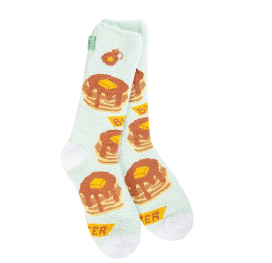 World’s Softest Socks Breakfast Crew-Pancakes