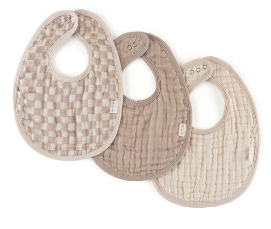 Itzy Ritzy Itzy Bibs (Set of 3)-Check Yes