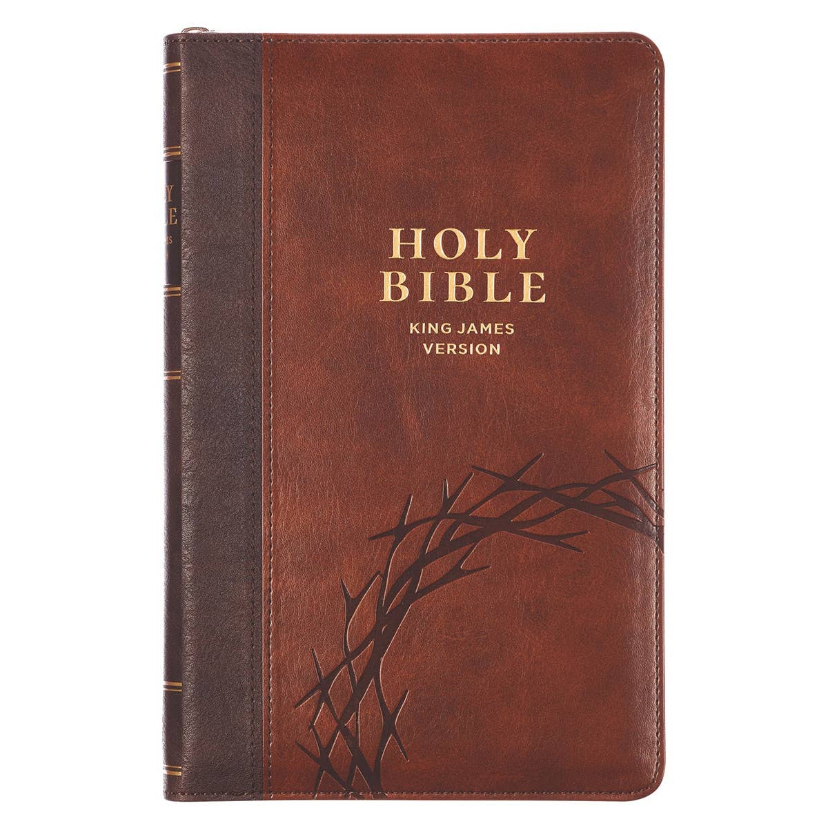 Christian Art Gifts KJV Bible Deluxe-Faux Leather with Zipper