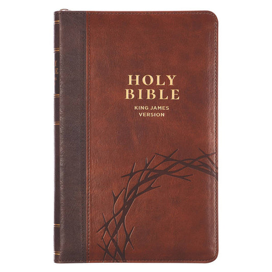 Christian Art Gifts KJV Bible Deluxe-Faux Leather with Zipper