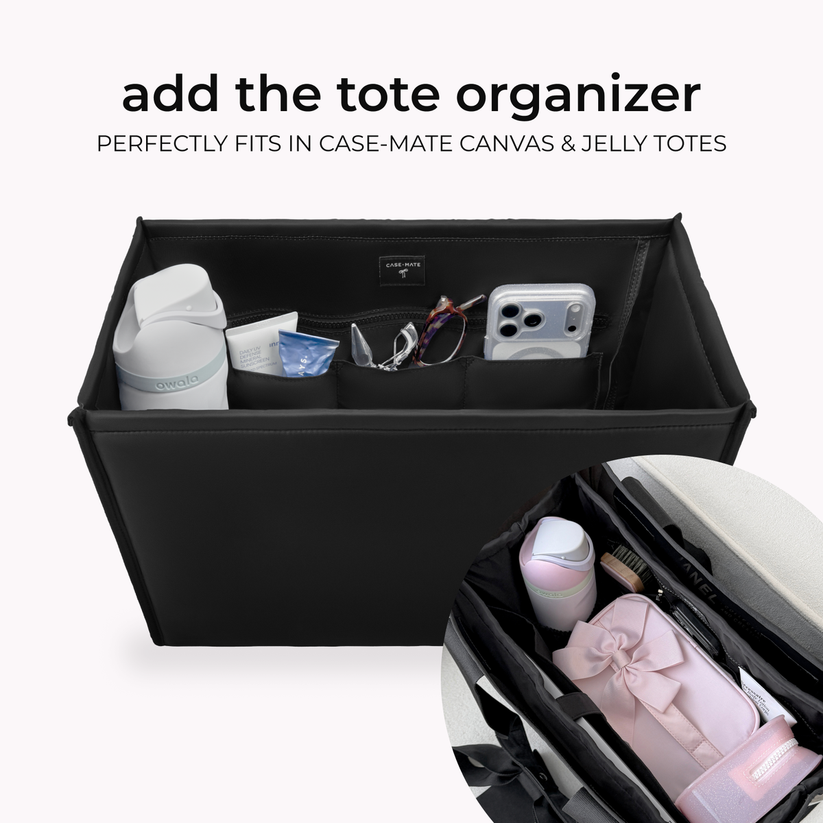 Case-Mate Tortoiseshell Classic Bow Jelly Tote Bag