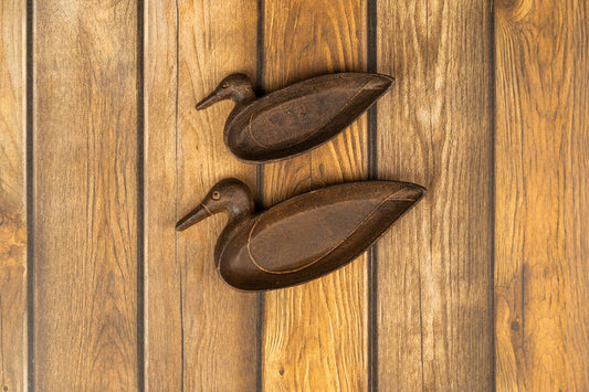 Audrey’s Home & Gifts Midnight Mallard Accent Tray-Set Of 2