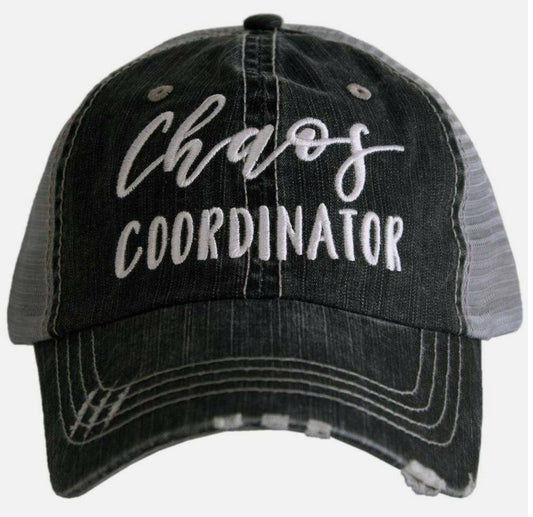Katydid Trucker Hat-Chaos Coordinator
