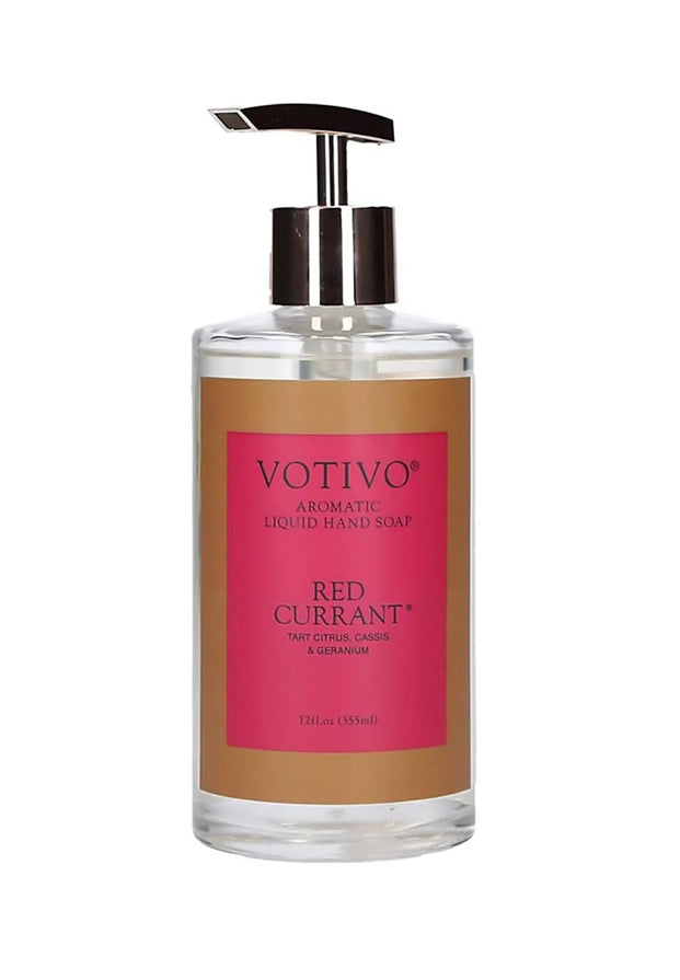 Votivo Holiday Liquid Soap - Red Currant (12 oz)