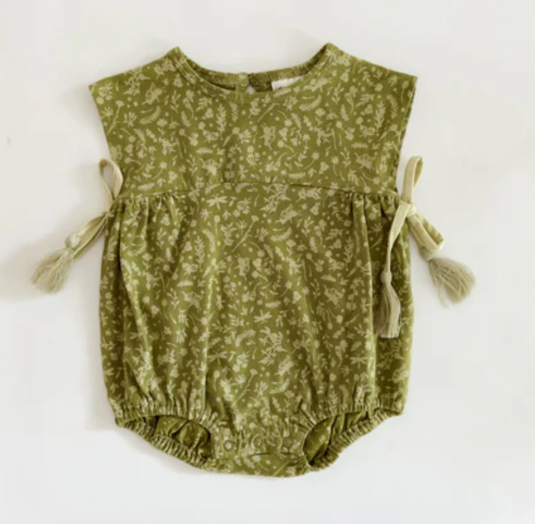 City Mouse Fern Faries Knit Romper W/Tassels (12-18 months)