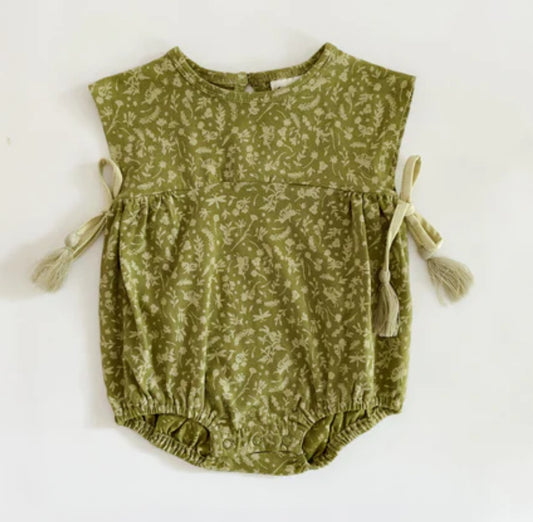 City Mouse Fern Faries Knit Romper W/Tassels (12-18 months)