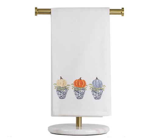 The Royal Standard Fallview Pumpkin Topiary Hand Towel