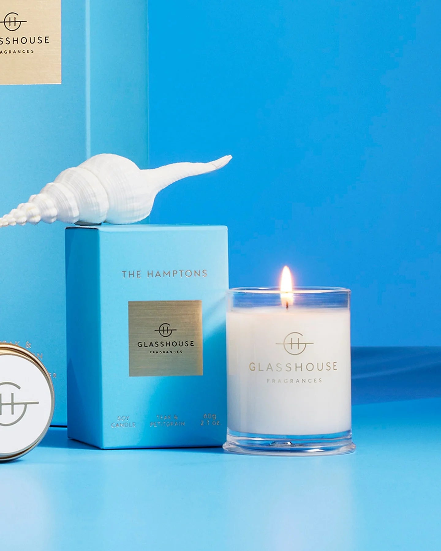 Glasshouse Fragrances 2.1 oz Scented Candle-The Hamptons