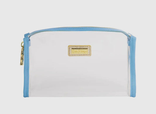 Lilly Pulitzer Pencil Case-Frenchie Blue
