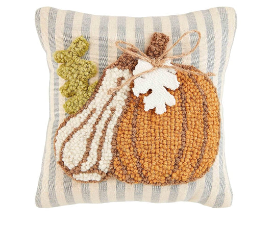 Mudpie Gourd Mini Hook Gather Pillow