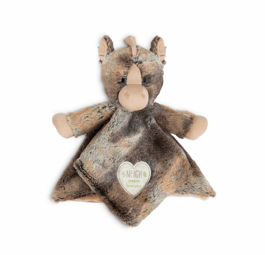 Demdaco Barnyard Rattle Blankie-Horse