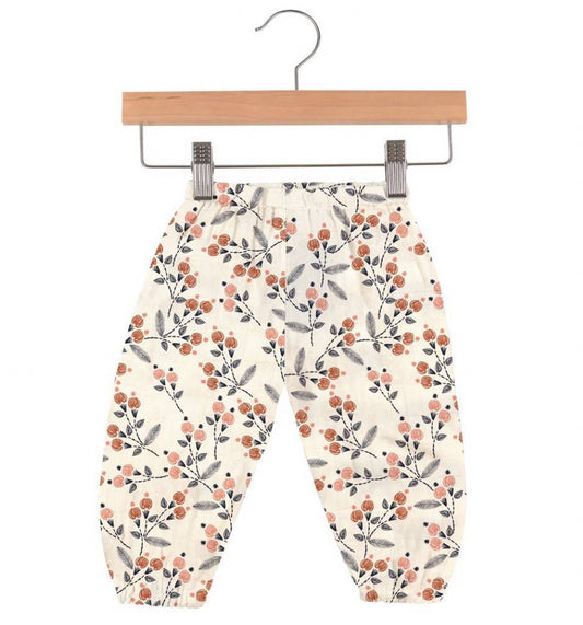 Newcastle Dahlia Floral Bamboo Mini Pants (0-6 months)