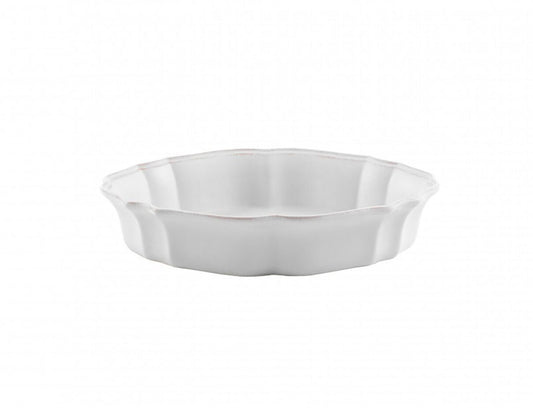 Casafina Impressions White Small 10” Oval Baker