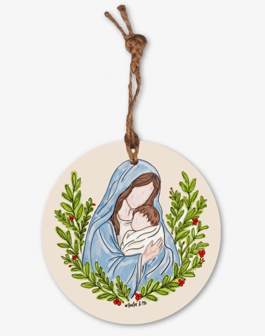 Baxter & Me Ornament-Mary