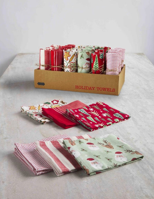 Mudpie Christmas Towels