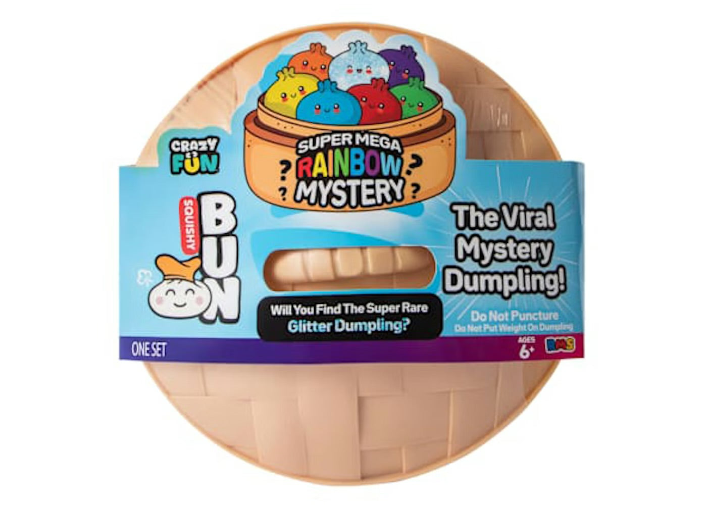Rainbow Mystery Squishy Bun