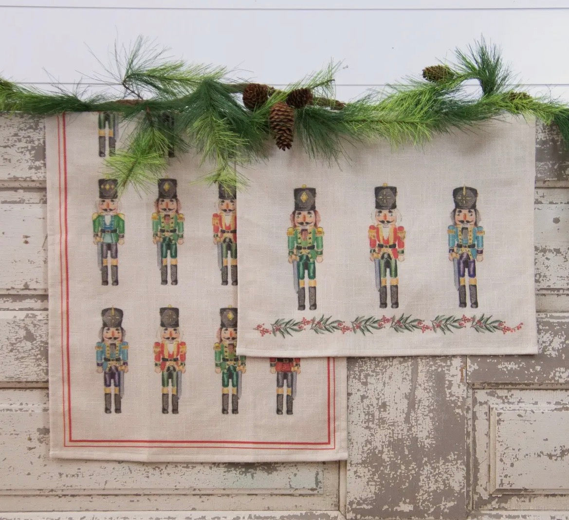 Audrey’s Home & Gift Christmas Nutcracker Tea Towels (Set of 2)