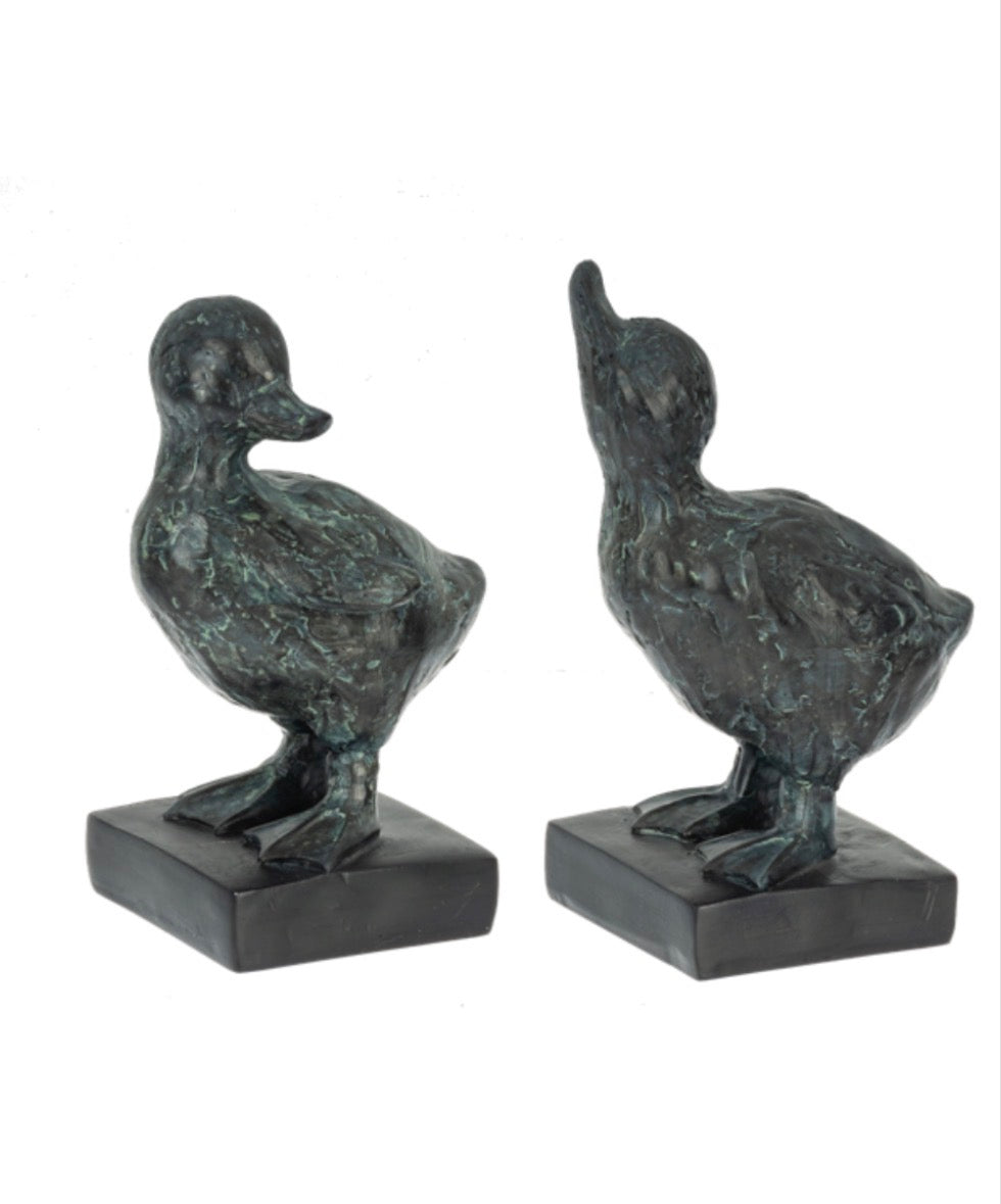 Ganz Patina Duckling Figurines (2 piece set)