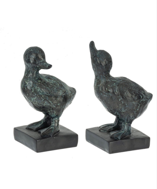 Ganz Patina Duckling Figurines (2 piece set)