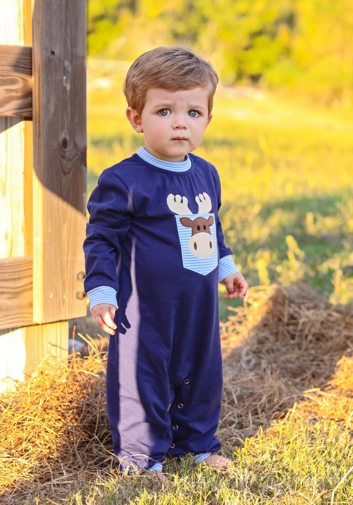 Trotter Street Kids Moose Romper