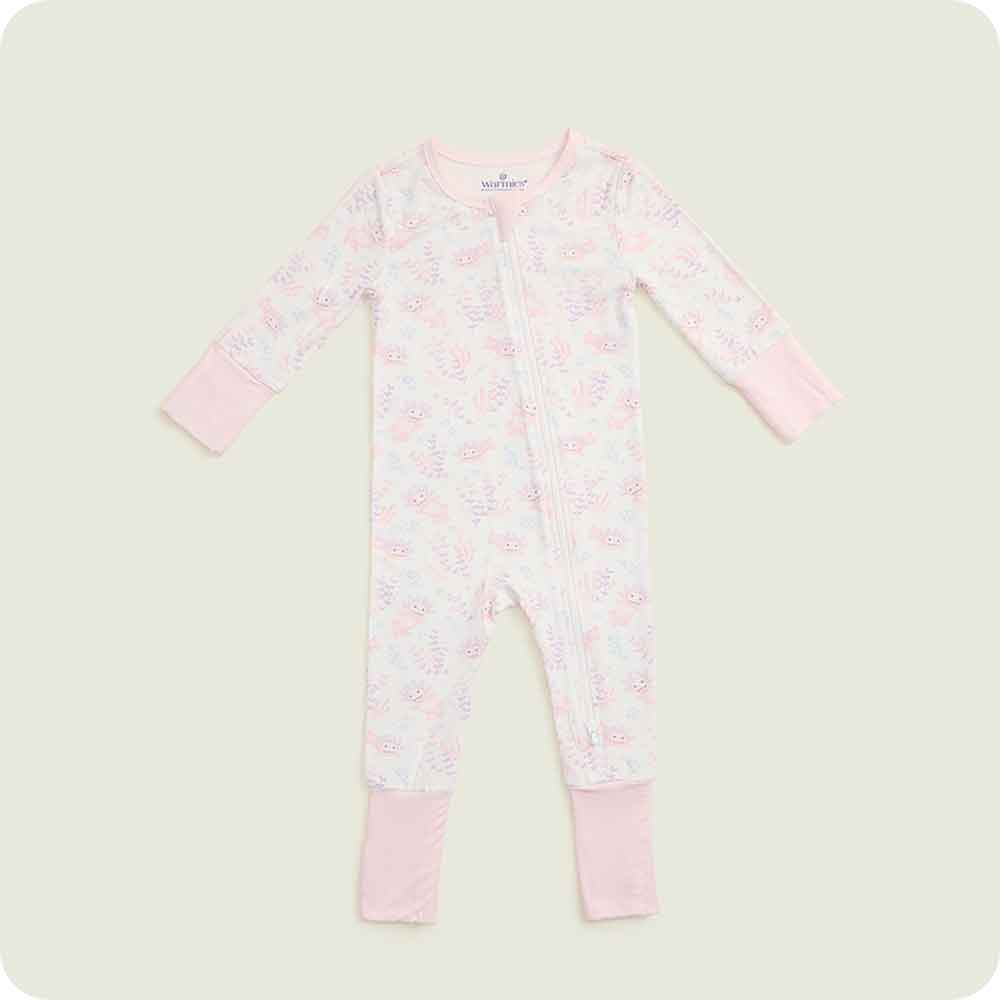 Warmies Pink Axolotl Footie Pajamas (6-9 months)