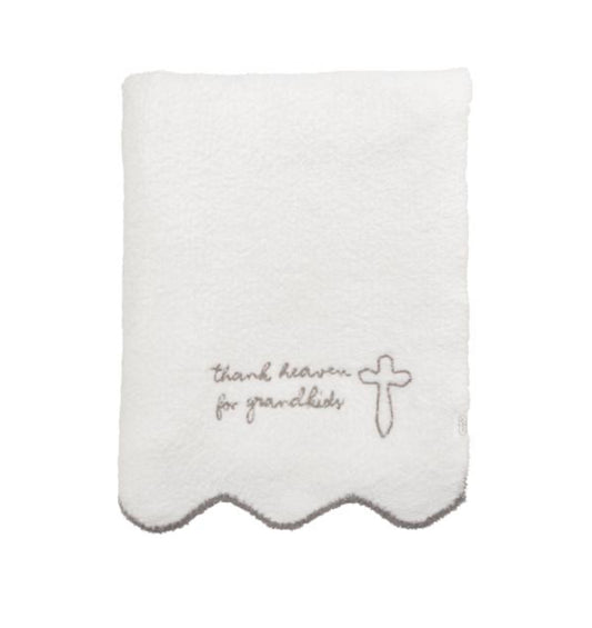 Mudpie Grandparent Cross Chenille Blanket