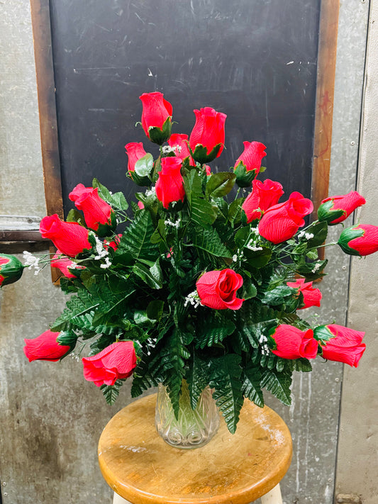 Lipstick Pink Rose Vase Insert