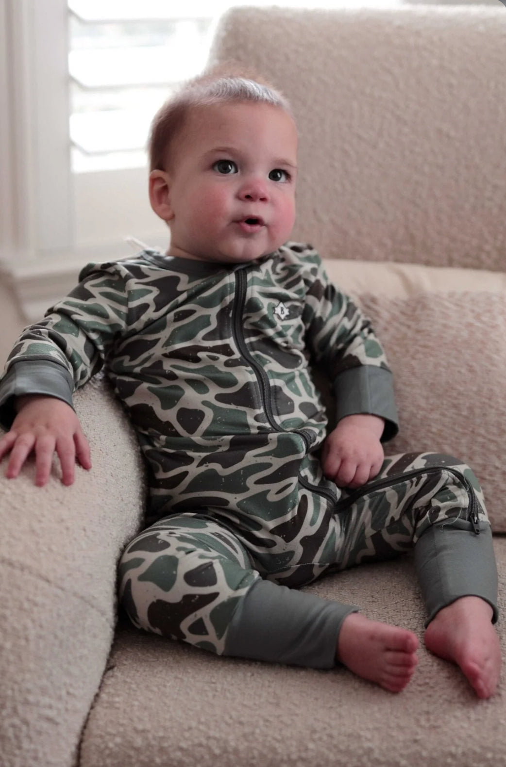 Burlebo Onesie-Retro Duck Camo