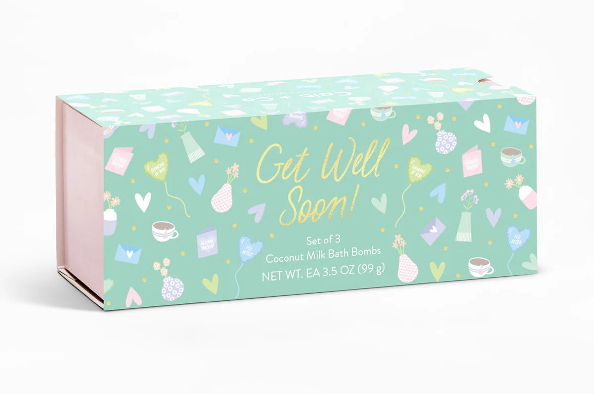 Cait+Co Get Well Soon Bath Bomb Gift Set