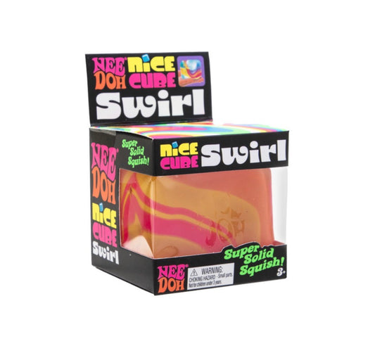 Nee Doh Nice Cube Swirl-Assorted Colors