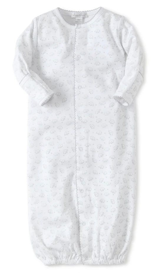 Kissy Kissy Ele-Fun Convertible Gown-Silver (Preemie)