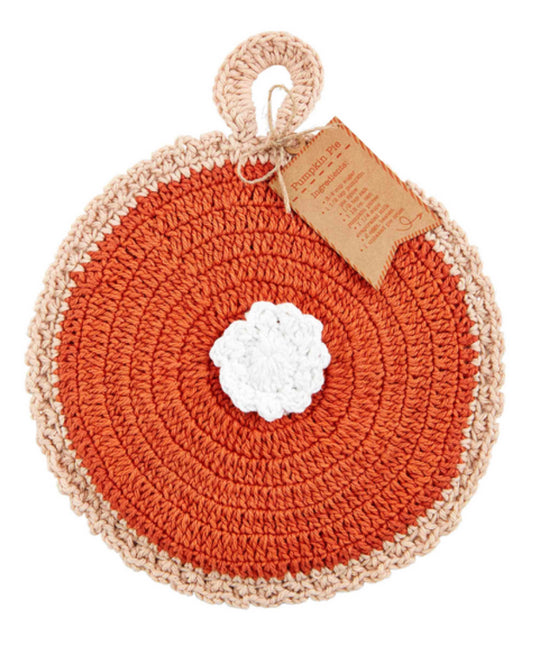 Mudpie Pumpkin Pie Crochet Pot Holder