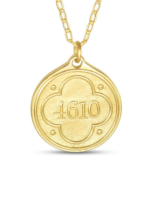 Madison Sterling Original Pendant Necklace (16") Psalm 46:10