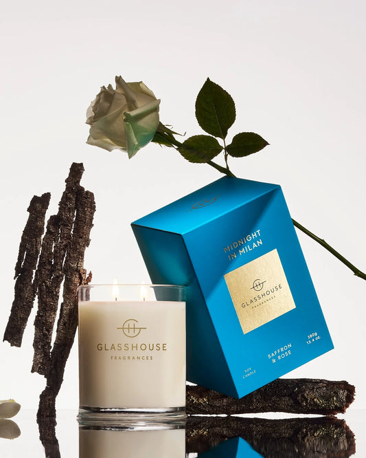 Glasshouse Fragrances 13.4 oz. Scented Candle-Midnight In Milan