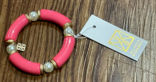 Michelle McDowell Pink Beaded Bracelet