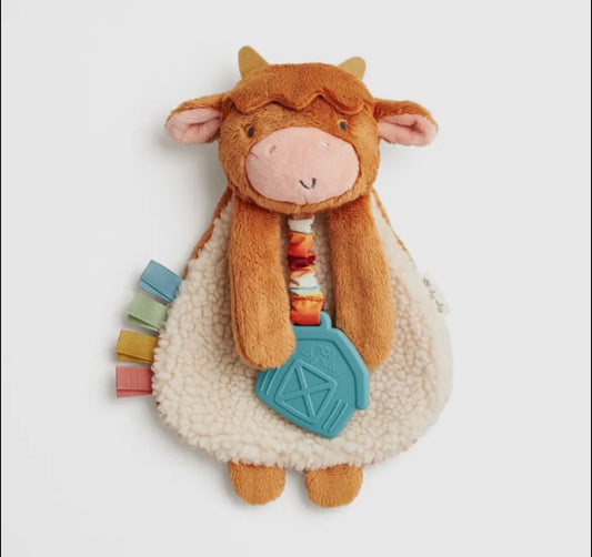 Itzy Ritzy Highland Cow Itzy Friends Lovey Plush