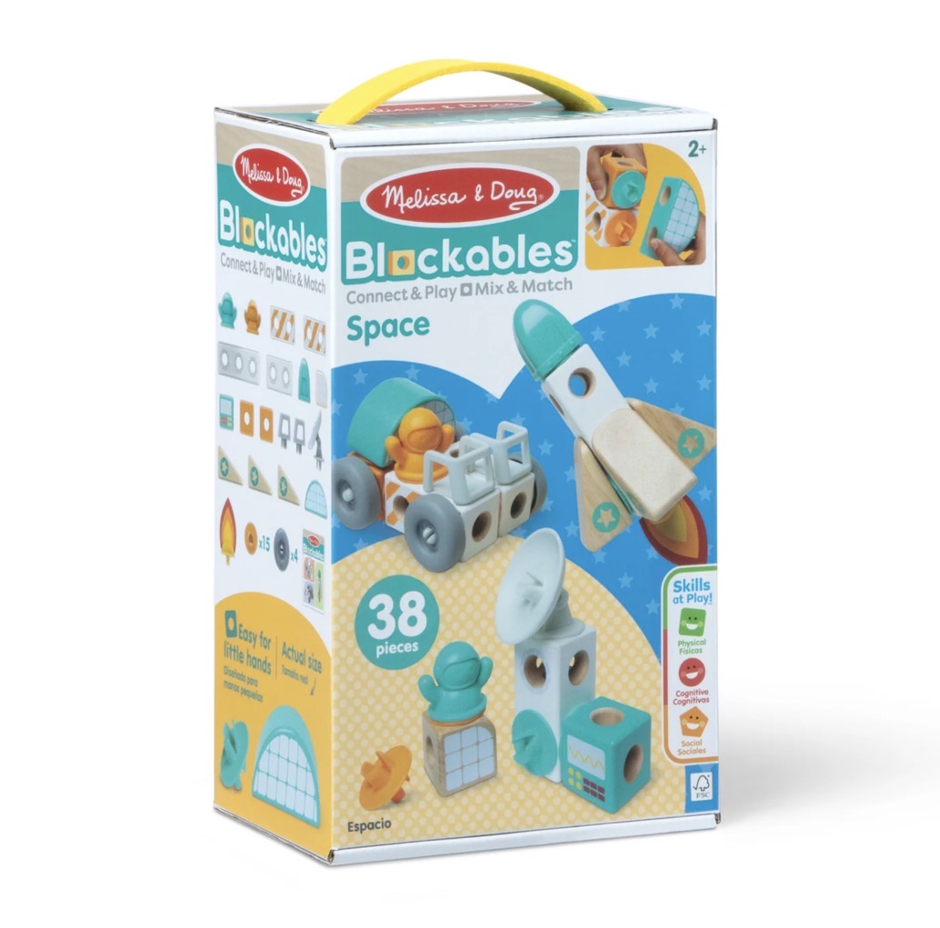 Melissa & Doug Blockables Space Play Set