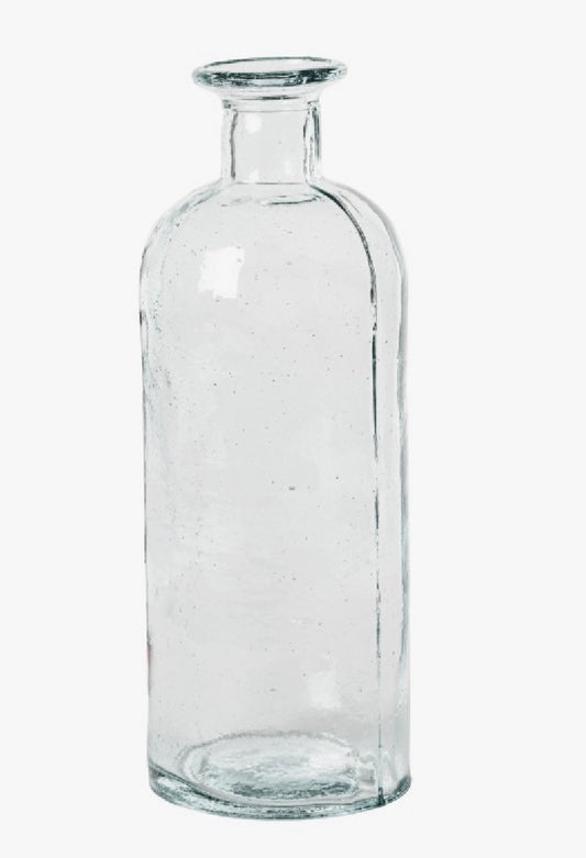 Costa Nova Large Recycled Glass Bottle-Tosca
